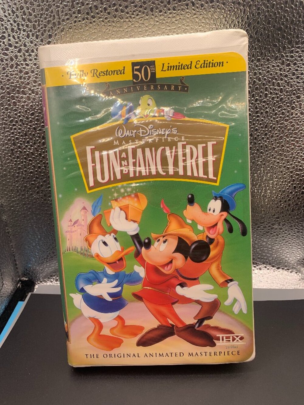 Walt Disney's Masterpiece 50th Anniversary Fun and Fancy Free VHS Tape